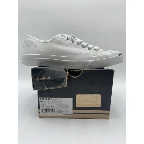 Converse JACK PURCELL CP OX Unisex NEW Casual Shoes White US Size M7.5/W9 - Picture 11 of 11